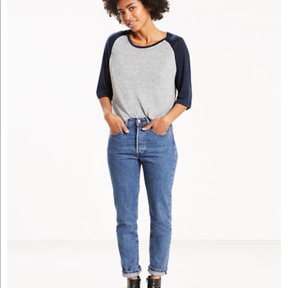 Levi’s 501 Skinny in Pop Rock